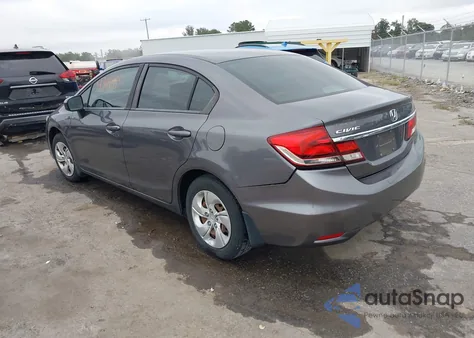 2015 Honda Civic Lx from USA, damaged, VIN 19XFB2F54FE081619